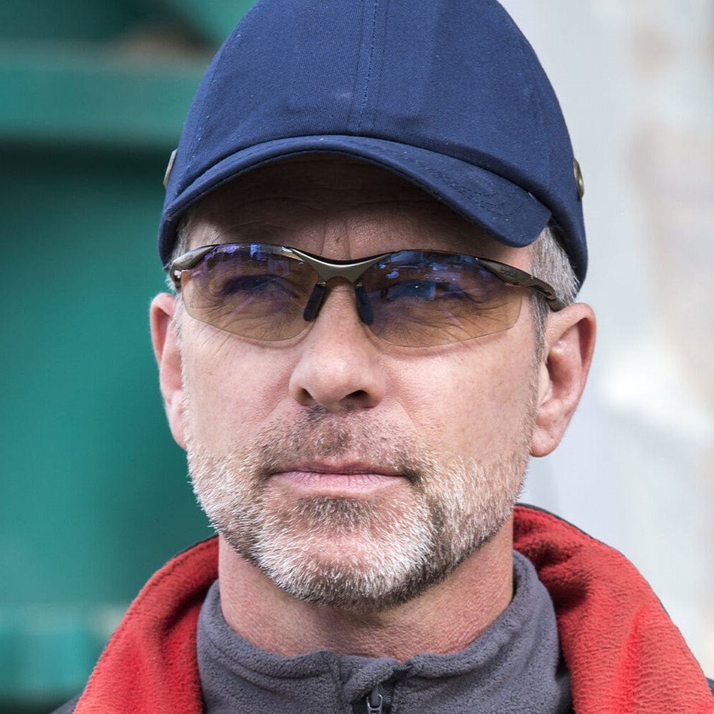 Bolle Contour Safety Glasses with Gunmetal Frame and Clear Anti-Fog Lenses - Image 3