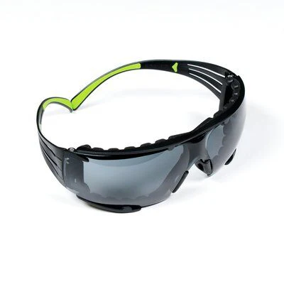 3M SecureFit Safety Glasses Black/Lime with Foam Gasket and Gray Anti-Fog Lens - Image 5