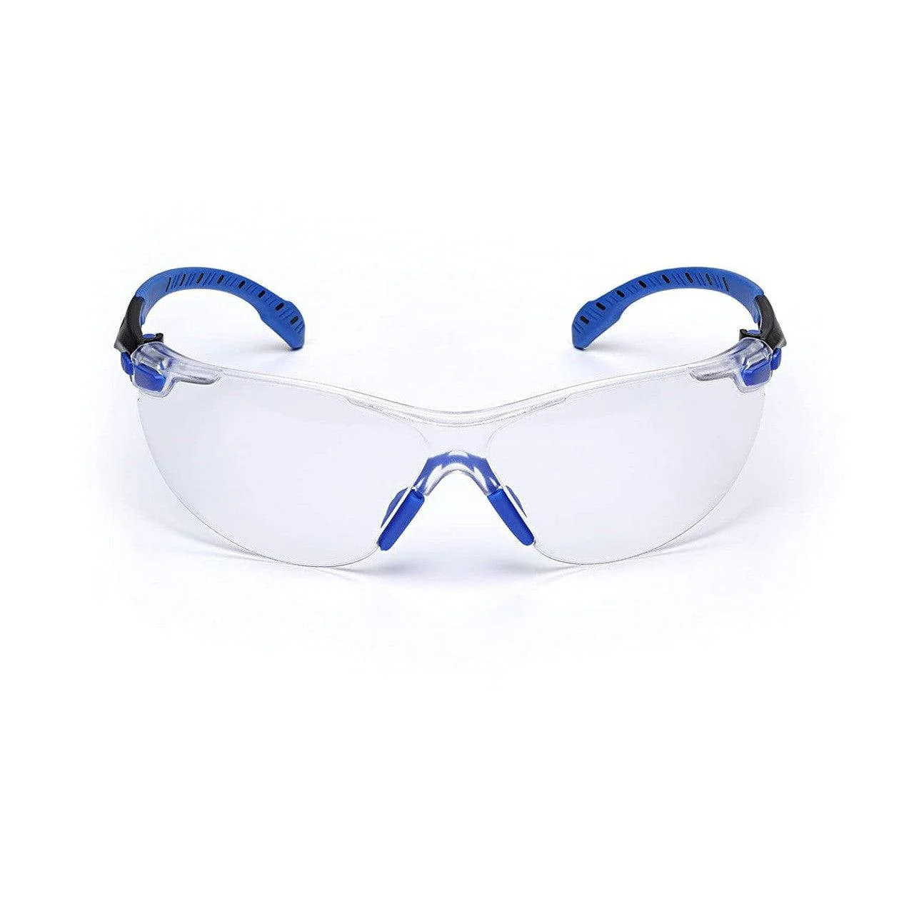 3M Solus Safety Glasses Blue with Clear Anti-Fog Lens - Image 4
