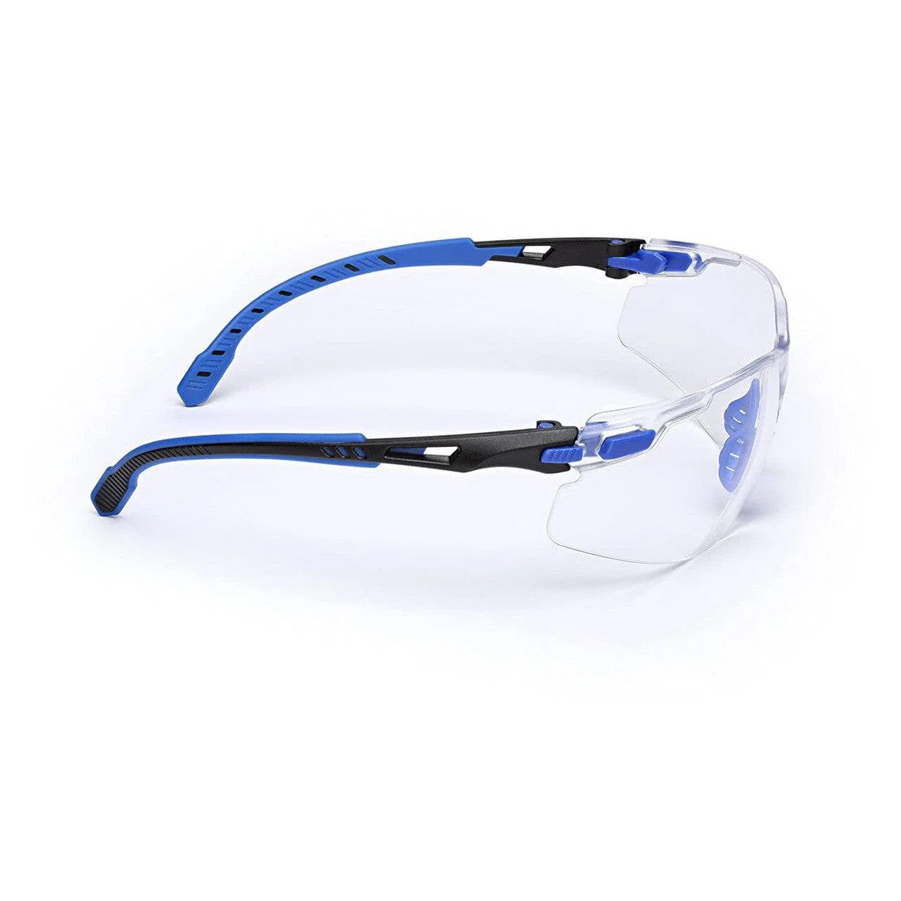 3M Solus Safety Glasses Blue with Clear Anti-Fog Lens - Image 6