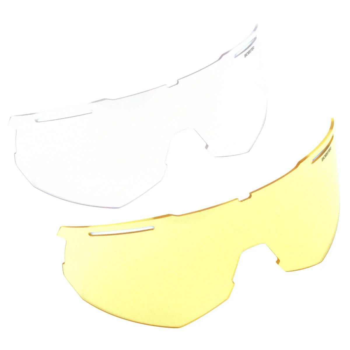 Bobster Cadence Cycling Sunglasses with Clear/Orange Frame and Smoke Black Red Revo, Clear, & Yellow Lenses - Image 3