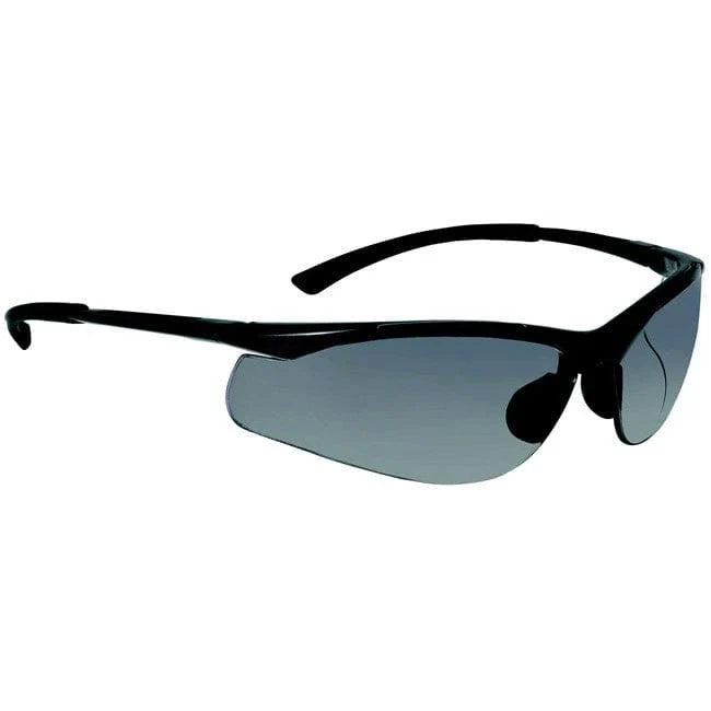 Bolle Contour Safety Glasses with Gunmetal Frame and Smoke Anti-Fog Lens - Image 3