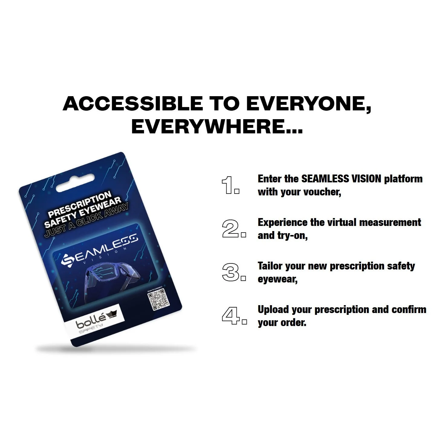 Bolle Safety Seamless Vision Prescription Safety Glasses Voucher Card - Image 3