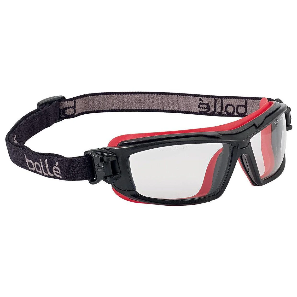 Bolle ULTIM8 Safety Glasses-Goggles Black, Foam Gasket, Clear Platinum Anti-Fog Lenses - Image 4