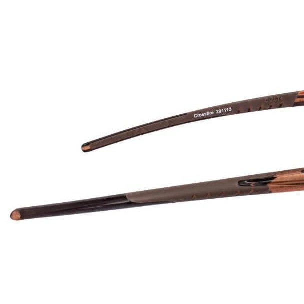 Crossfire ES5 Safety Glasses Crystal Brown with Polarized Brown Lenses - Image 8