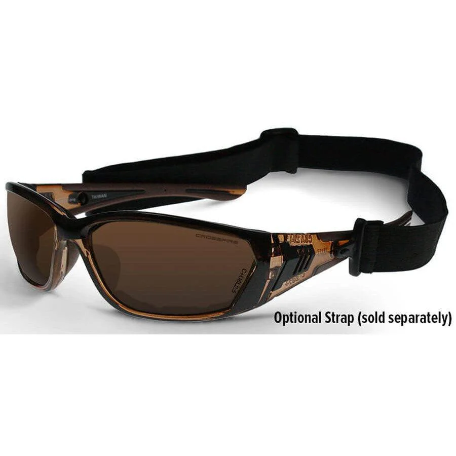Crossfire 710 Foam Lined Safety Glasses Black with Indoor-Outdoor Indigo Flash Anti-Fog Lenses - Image 2