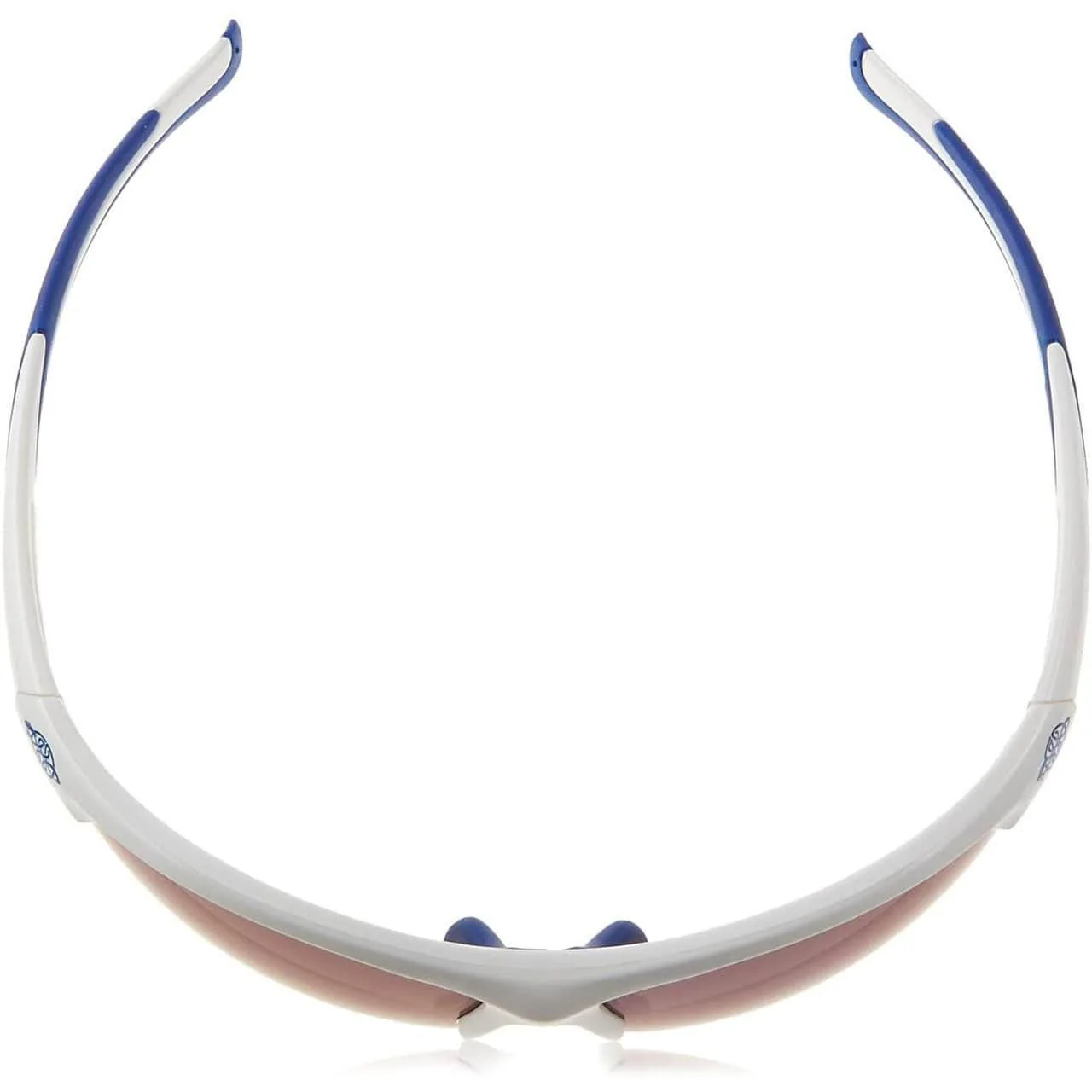 Crossfire AR3 Safety Glasses White Frame with Blue Mirror Lenses - Image 3