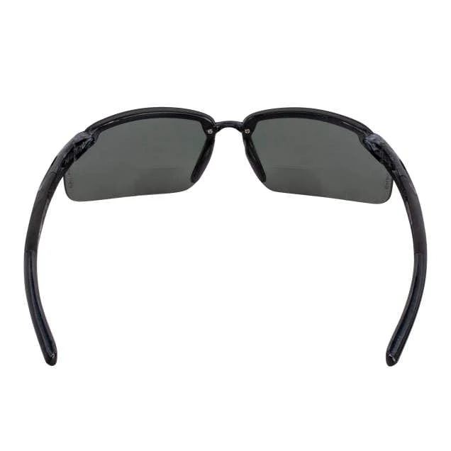 Crossfire ES5 Bifocal Safety Glasses Black with Polarized Smoke Lenses - Image 3