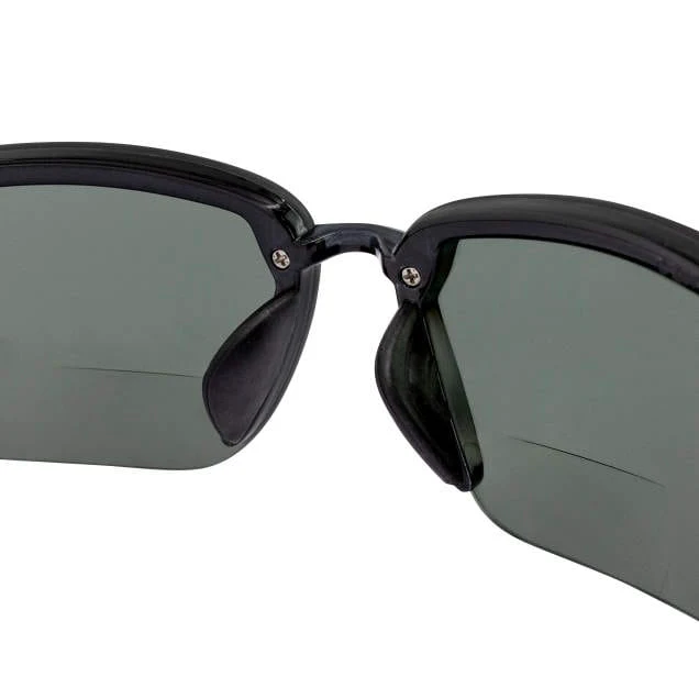 Crossfire ES5 Bifocal Safety Glasses Black with Polarized Smoke Lenses - Image 5