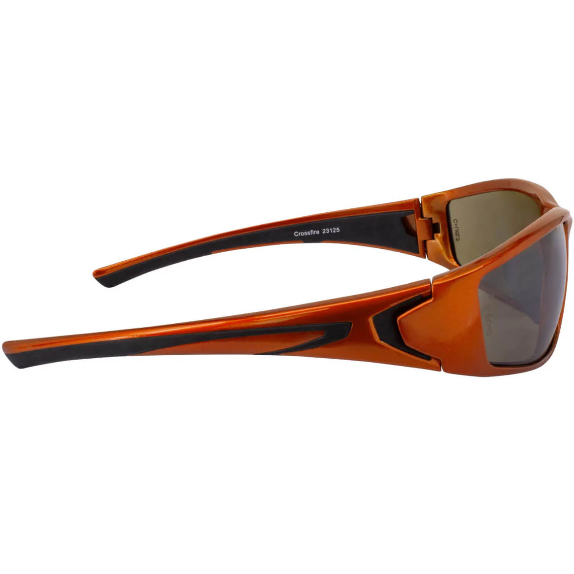 Crossfire RPG Safety Glasses Orange with HD Demi-Copper Mirror Lenses - Image 5