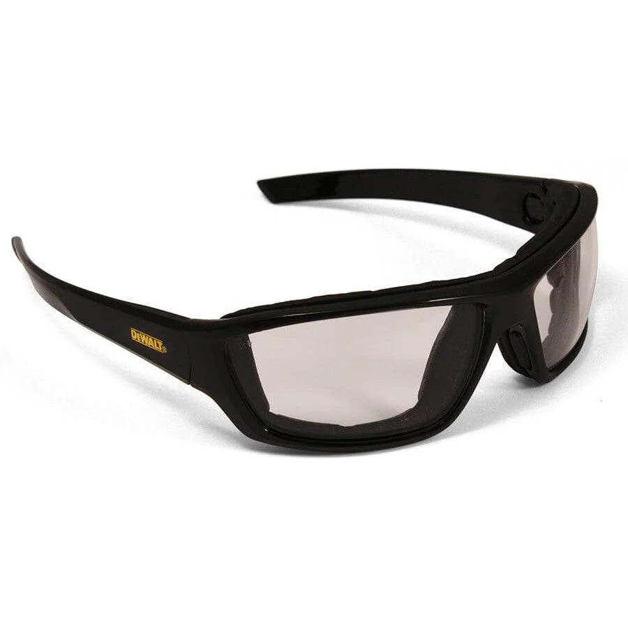 DeWalt Converter Safety Glasses/Goggles Black Frame Indoor-Outdoor Anti-Fog Lens