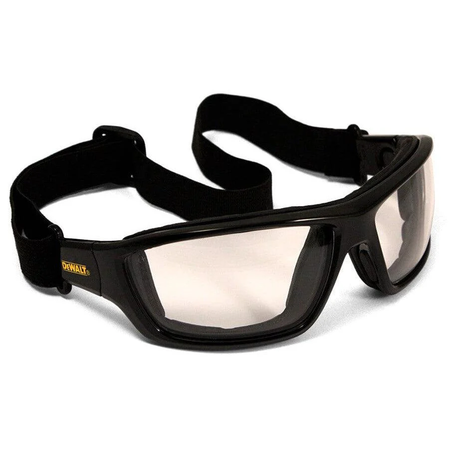 DeWalt Converter Safety Glasses/Goggles Black Frame Indoor-Outdoor Anti-Fog Lens - Image 2