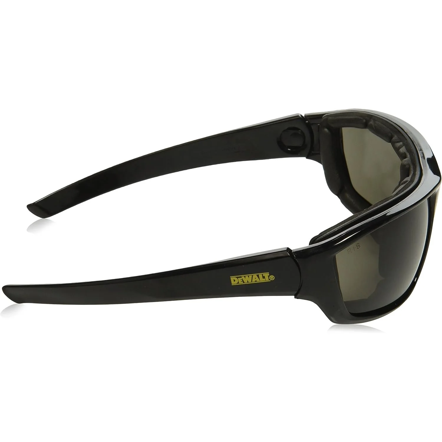 DeWalt Converter Safety Glasses/Goggles Black Frame Smoke Anti-Fog Lens - Image 3