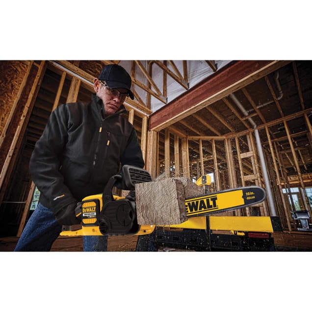 DEWALT Heated Soft Shell Coat Black Without Battery - Image 6