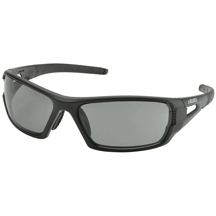 Delta Plus Rimfire Safety Glasses Matte Black with Gray Anti-Fog Lenses