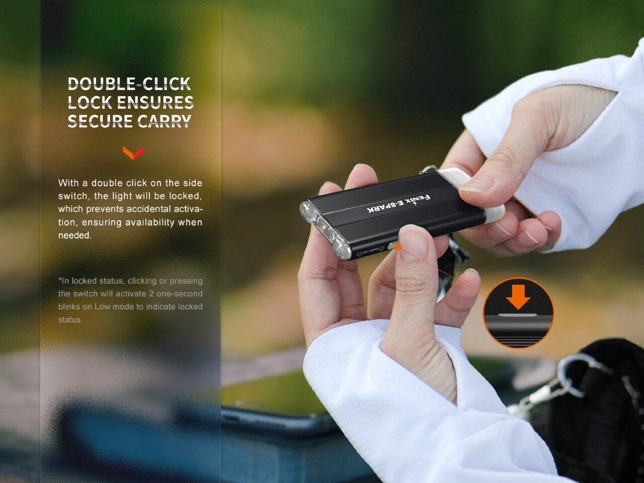 Fenix E-SPARK Ultra-Thin Powerbank LED Flashlight - Image 2