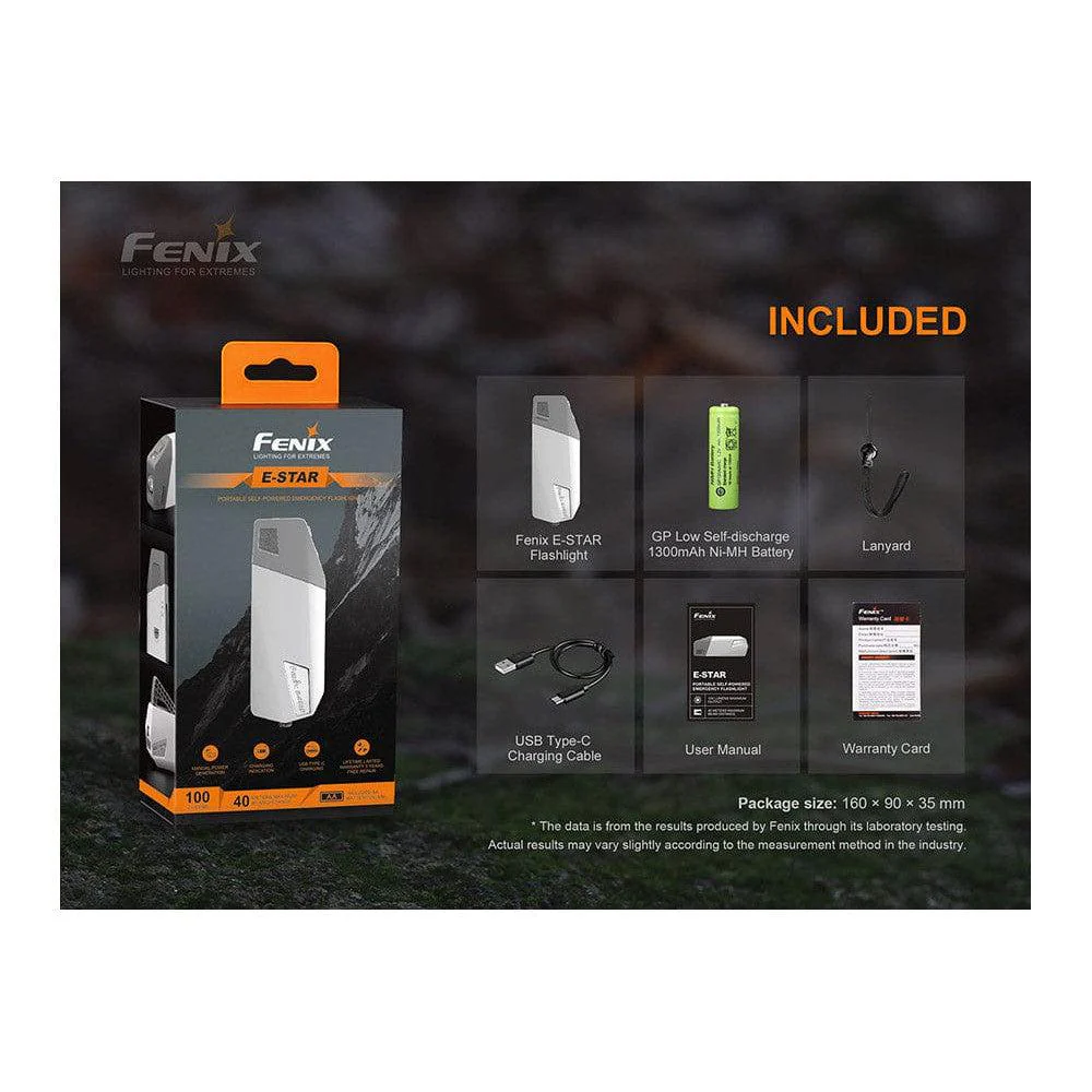 Fenix E-Star - Portable Self-powered Emergency LED Flashlight - Image 14