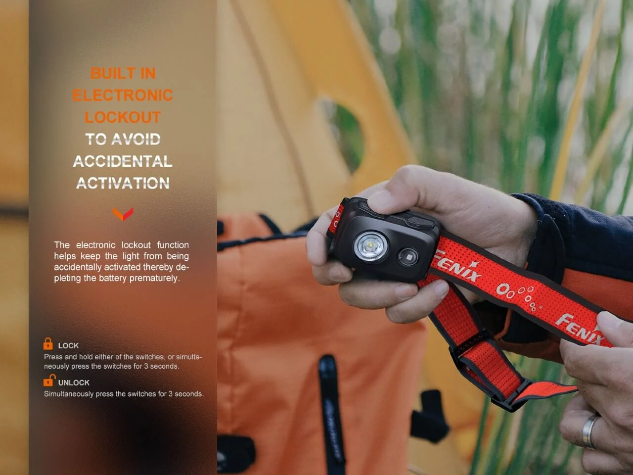 Fenix HL16 Lightweight Outdoor Hiking LED Headlamp - Image 6