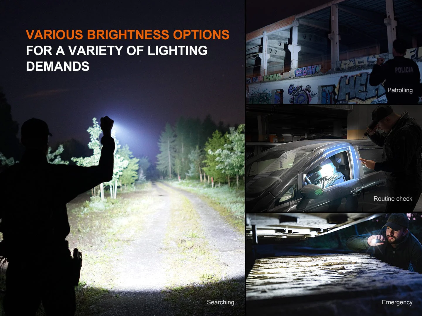 Fenix TK22R Rechargeable Tactical & Duty Flashlight - 3200 Lumens - Image 7