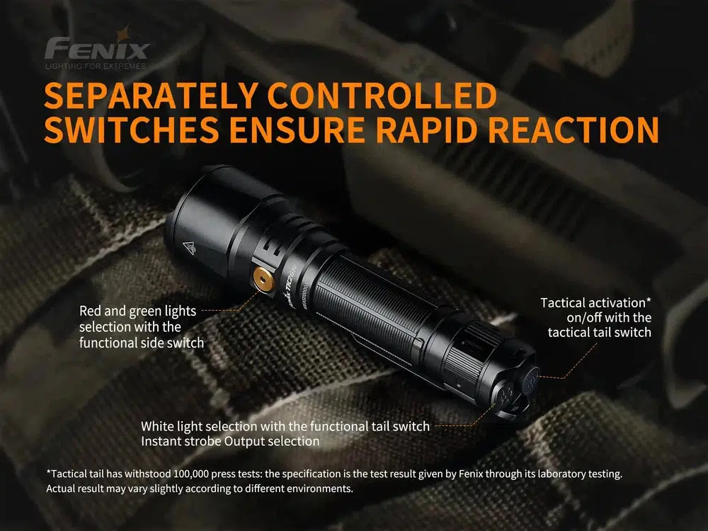 Fenix TK26R Tactical LED Flashlight - 1500 Lumens - Image 4