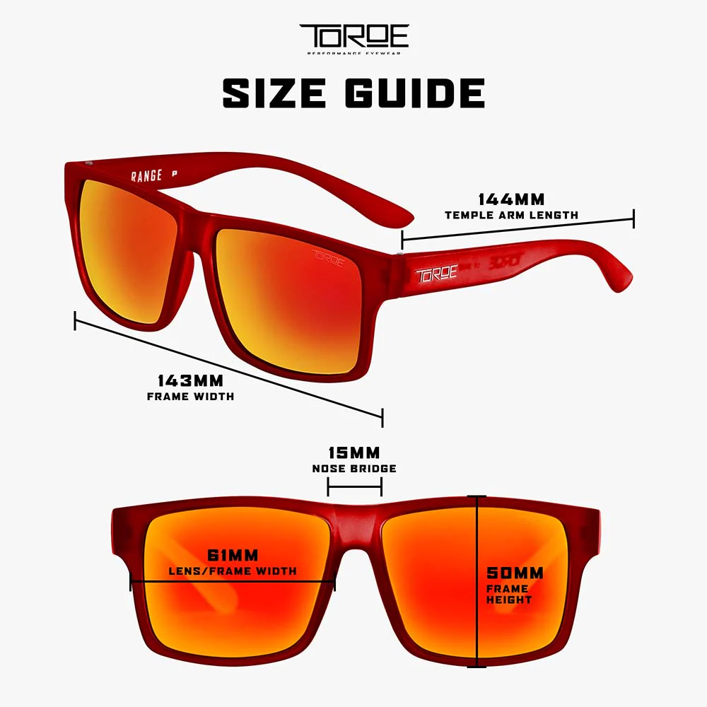 TOROE RANGE FROST RED Exclusive Edition Polarized Sunglasses - Image 8