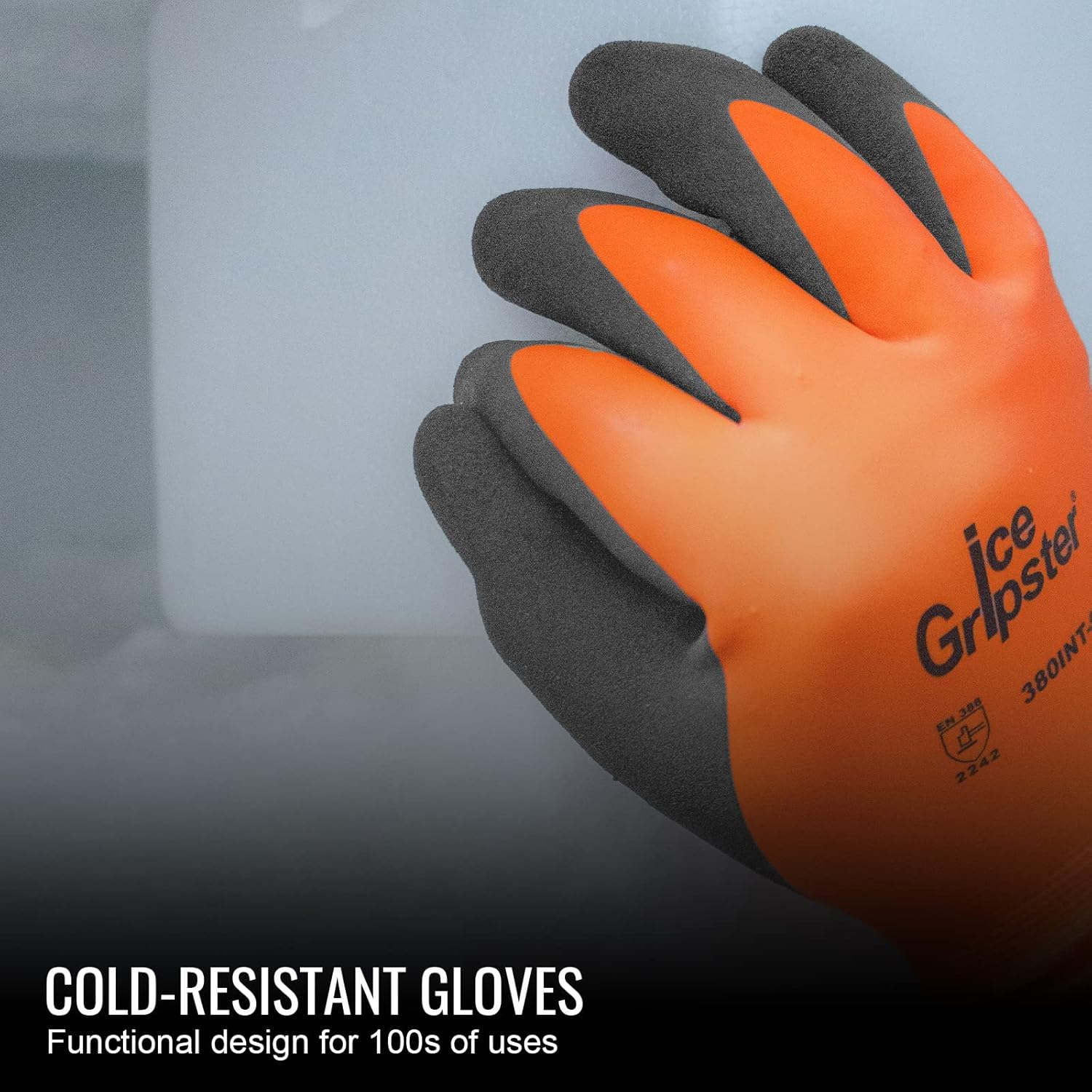 Global Glove 380INT Ice Gripster High-Visibility Water-Resistant Gloves - Image 6