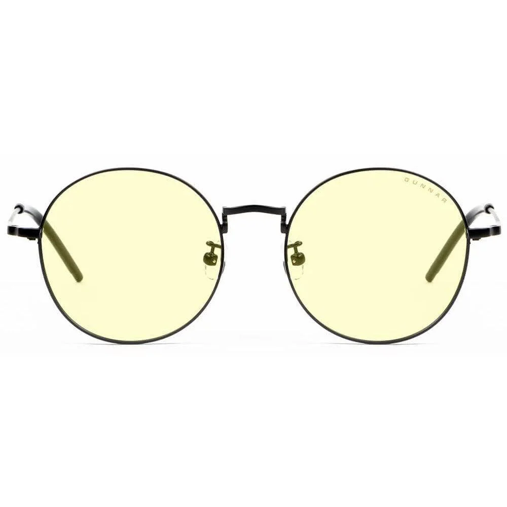 Gunnar Ellipse Blue Light Computer Glasses Onyx Frame Amber Lens - Image 2