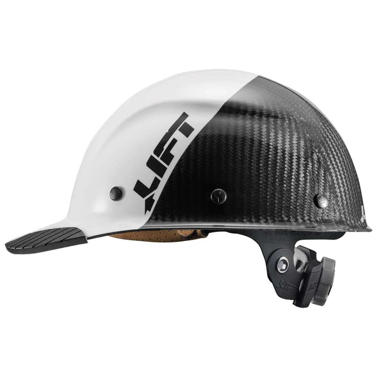 Lift Safety Dax Carbon Fiber Cap Style Fifty 50 Hard Hat with 6-Point Suspension - Image 2
