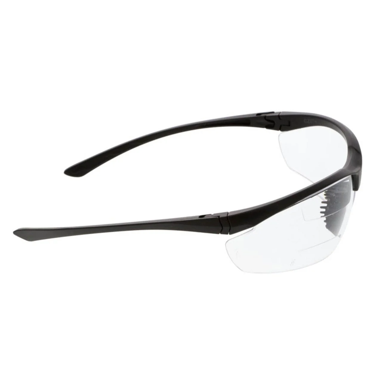MCR Safety VL2 Dual Reader Safety Glasses with Clear Lenses and Upper/Lower Diopters - Image 4