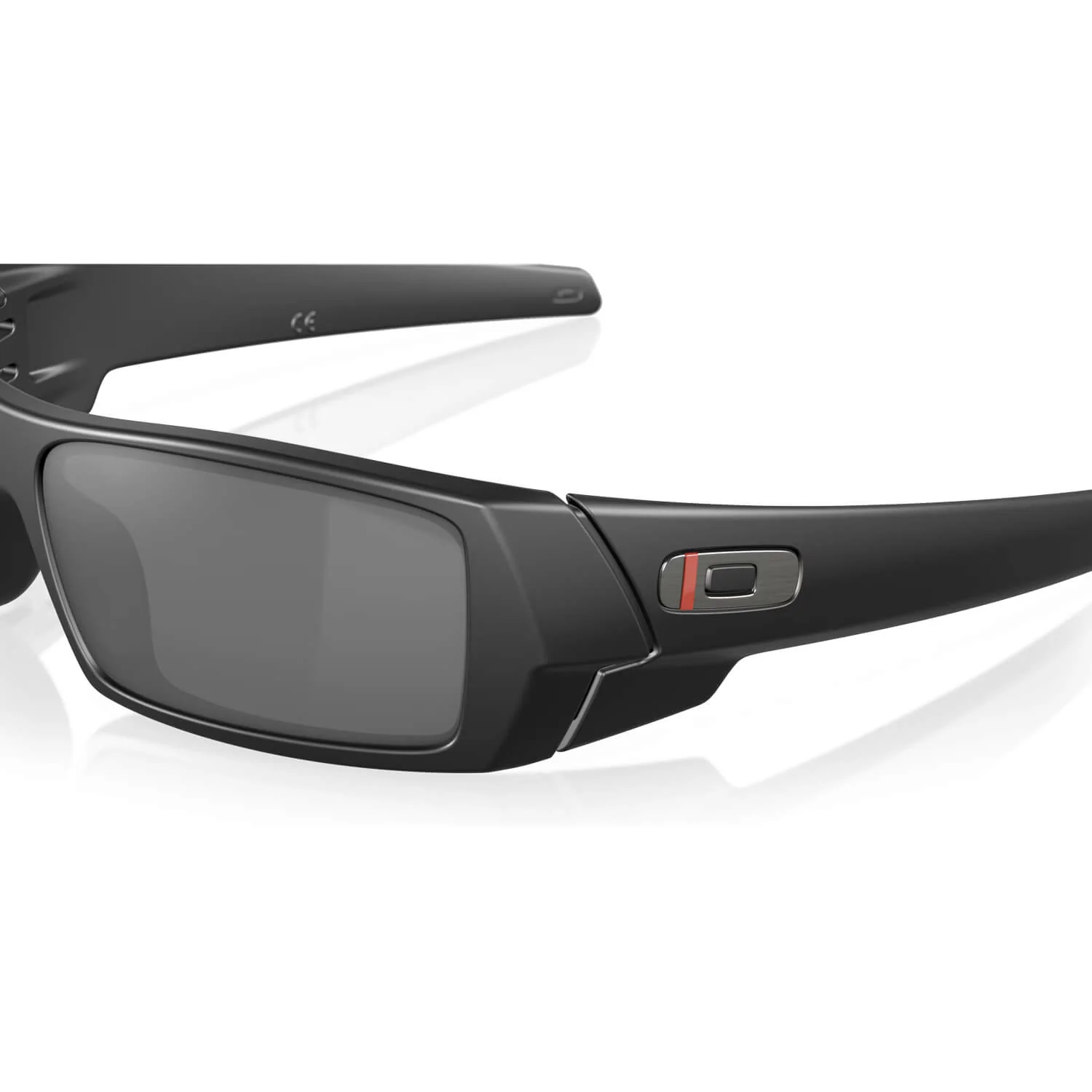 Oakley SI Thin Red Line Gascan Sunglasses Matte Black with Black Iridium Lenses - Image 7