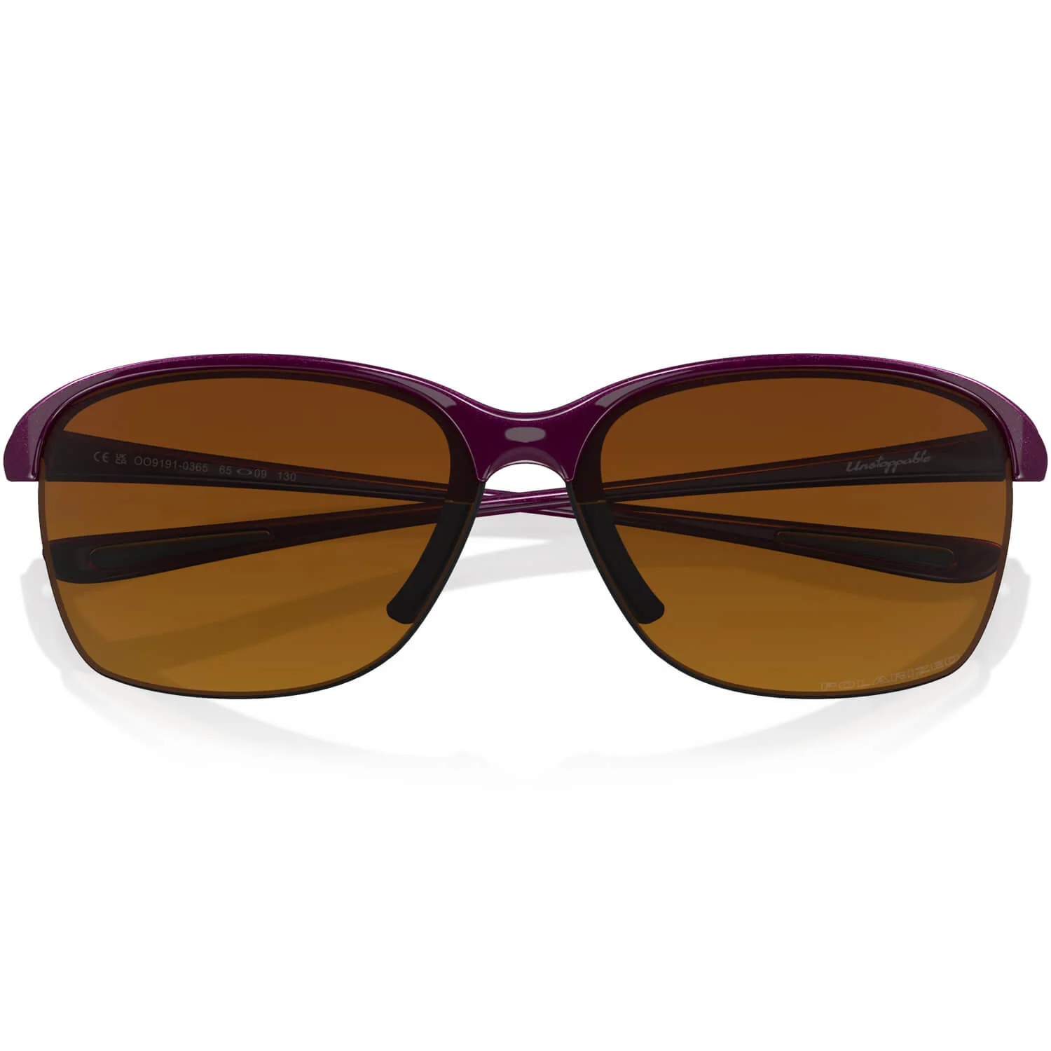 Oakley Unstoppable Sunglasses with Raspberry Spritzer Frame and Brown Gradient Polarized Lens - Image 5