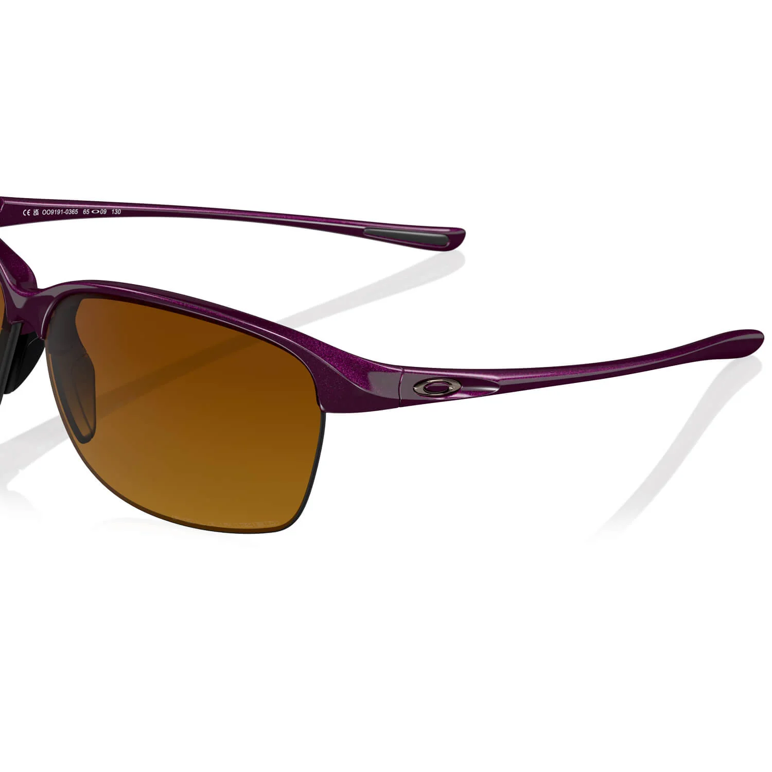 Oakley Unstoppable Sunglasses with Raspberry Spritzer Frame and Brown Gradient Polarized Lens - Image 6