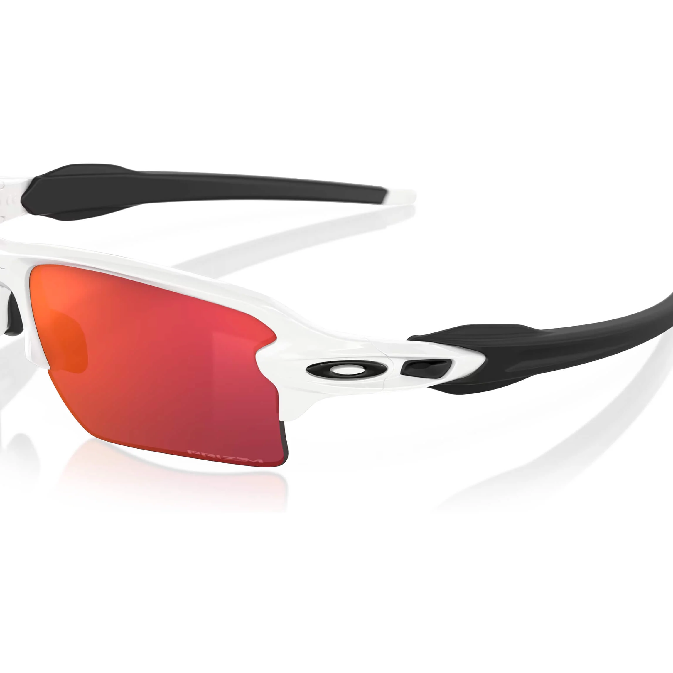 Oakley Flak Jacket 2.0 XL Sunglasses Polished White Frame with Prizm Baseball Outfield Lens - Image 4