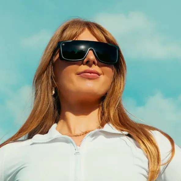 Neven Pitch Black Polarized Sunglasses - Image 3