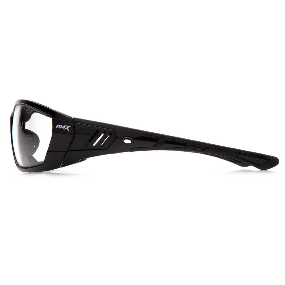 Pyramex Atrex Safety Glasses Black Foam-Padded with Clear Anti-Fog Lenses - Image 3