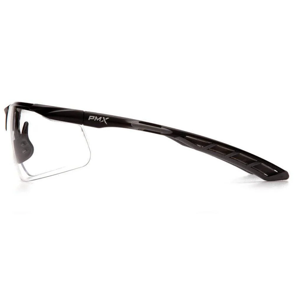Pyramex Flex-Lyte Safety Glasses with Black/Gray Frame and Clear Lens - Image 3