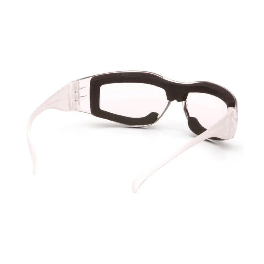 Pyramex Intruder Foam-Padded Safety Glasses with Clear Anti-Fog Lens - Image 3
