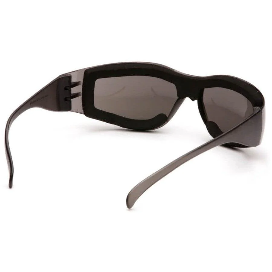 Pyramex Intruder Foam-Padded Safety Glasses with Gray Anti-Fog Lens - Image 3