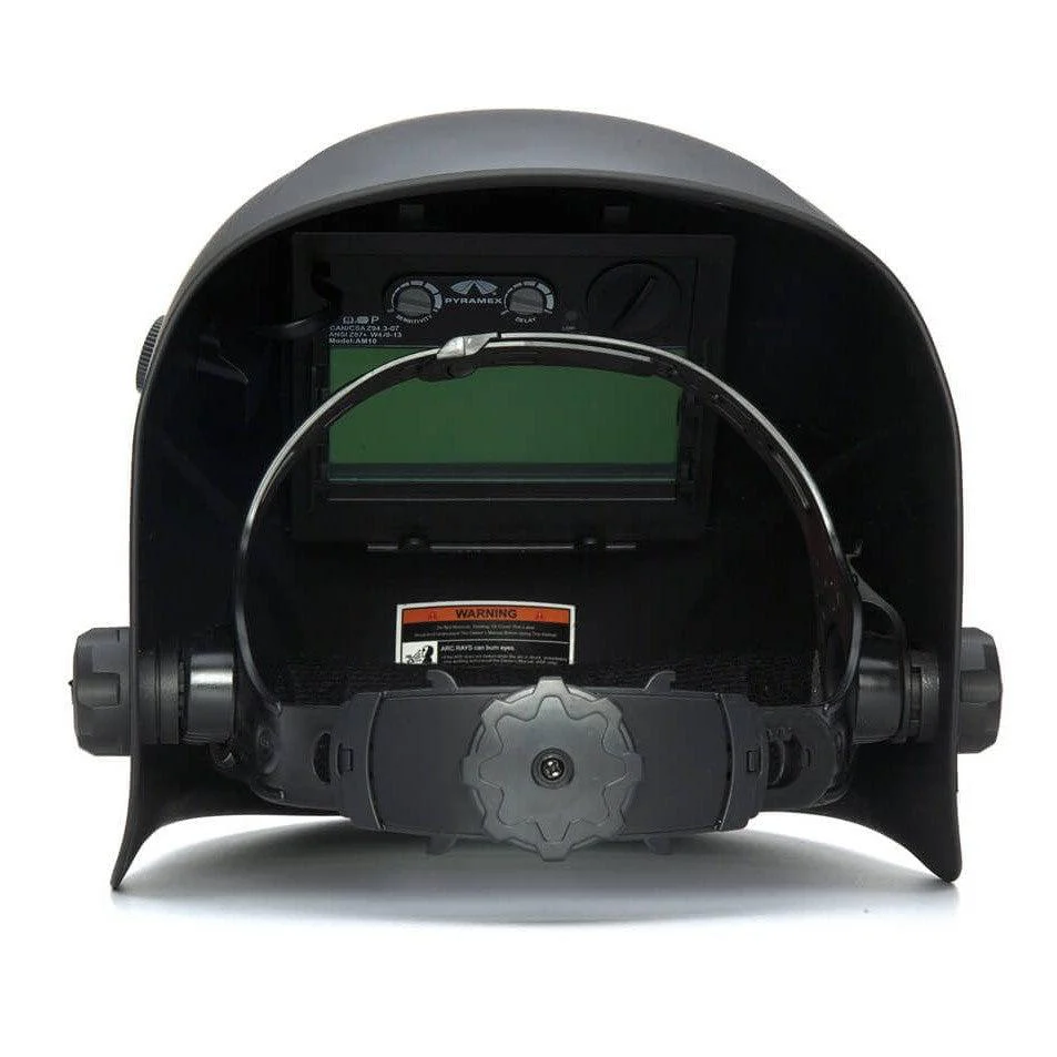 Pyramex Leadhead WHAM10 Series Auto-Darkening Welding Helmet, Matte Black - Image 4
