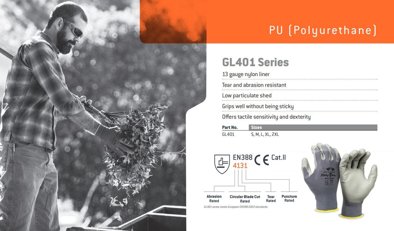 Pyramex Poly-Torq GL401 Polyurethane Gloves - Image 2
