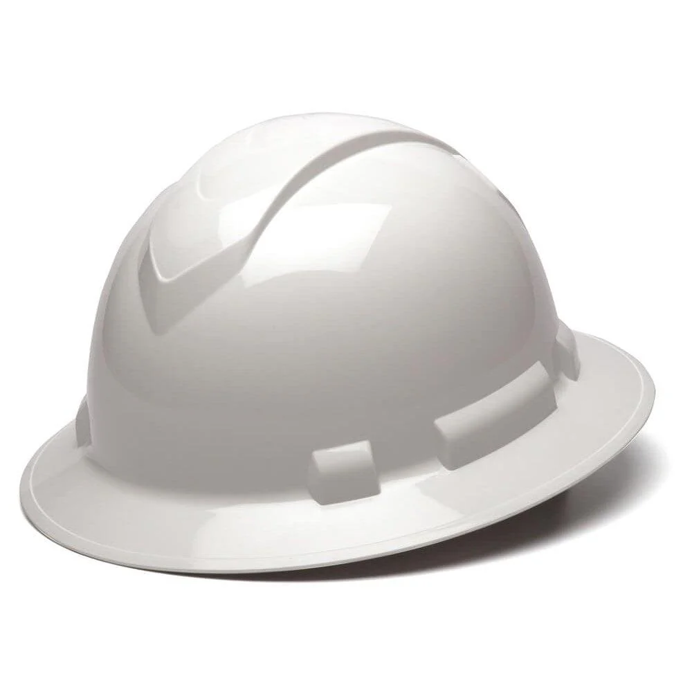 Pyramex Ridgeline Full Brim Hard Hat with 4-Point Ratchet Suspension - Image 8