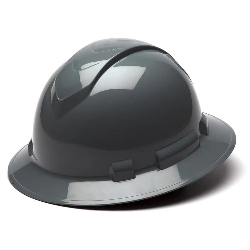 Pyramex Ridgeline Full Brim Hard Hat with 4-Point Ratchet Suspension - Image 9