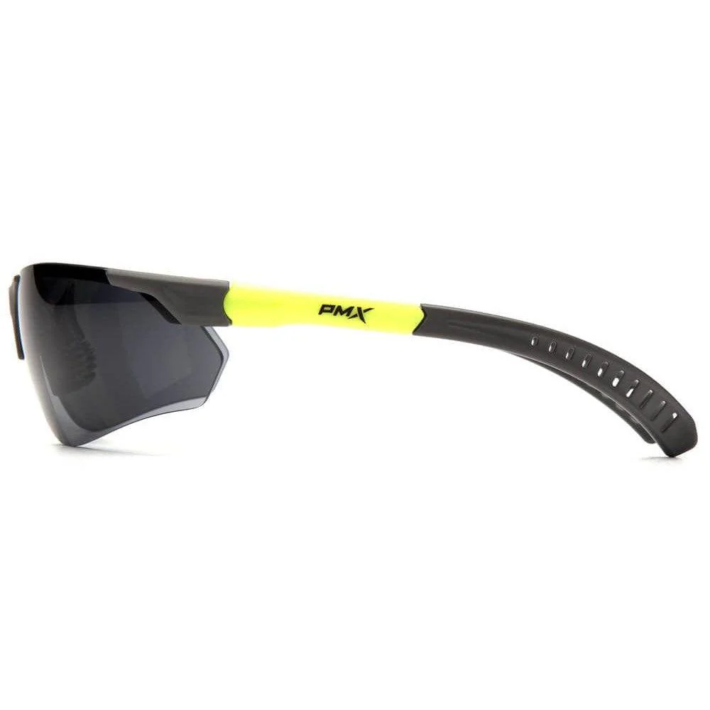 Pyramex Sitecore Safety Glasses with Gray/Lime Frame and Gray H2MAX Anti-Fog Lens - Image 3