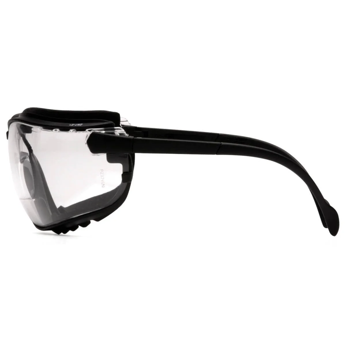Pyramex V2G Readers Safety Glasses/Goggles Black with Clear Anti-Fog Bifocal Lens - Image 5