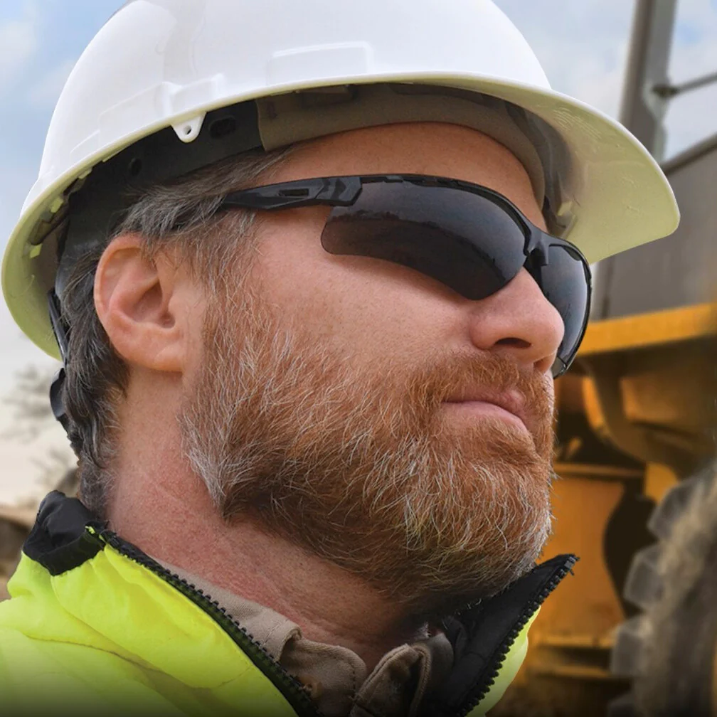 Radians Thraxus Safety Glasses with Smoke IQUITY Anti-Fog Lens - Image 2