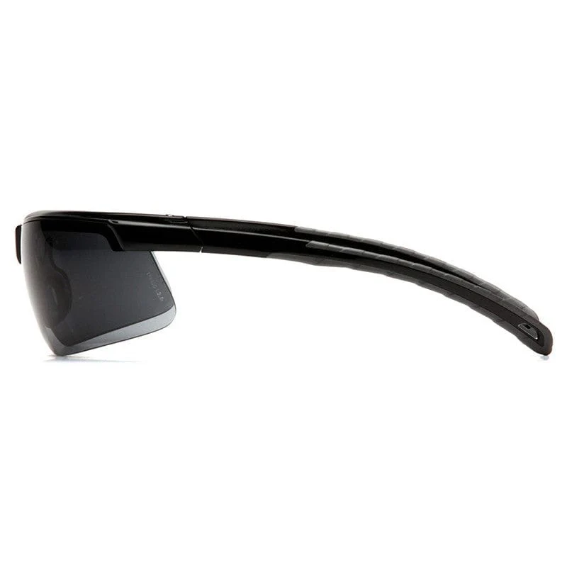 Pyramex Ever-Lite Safety Glasses with Black Frame and Gray Anti-Fog Lenses - Image 4
