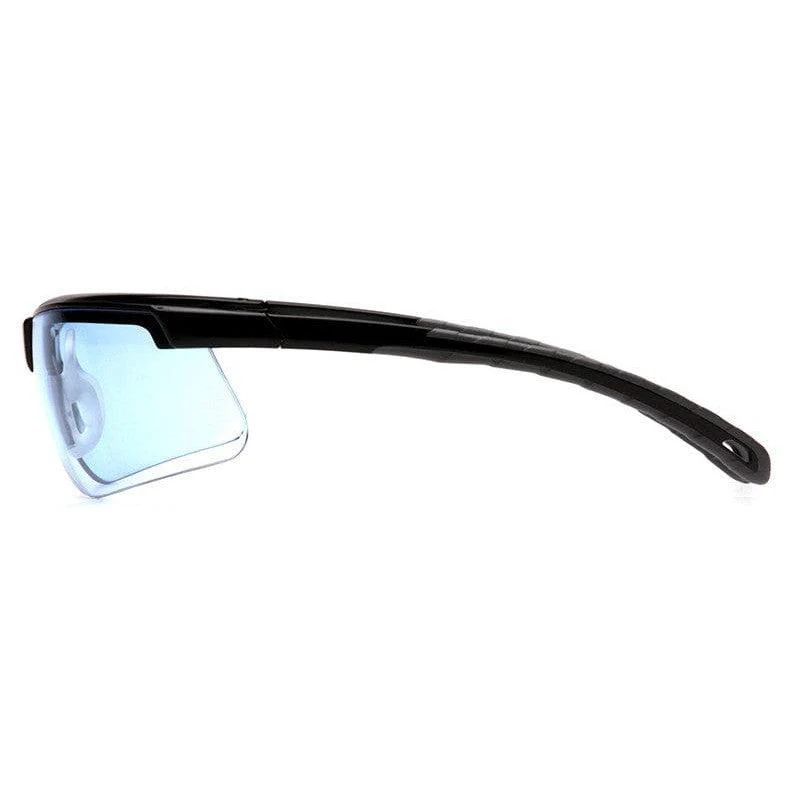 Pyramex Ever-Lite Safety Glasses with Black Frame and Infinity Blue Lenses - Image 3