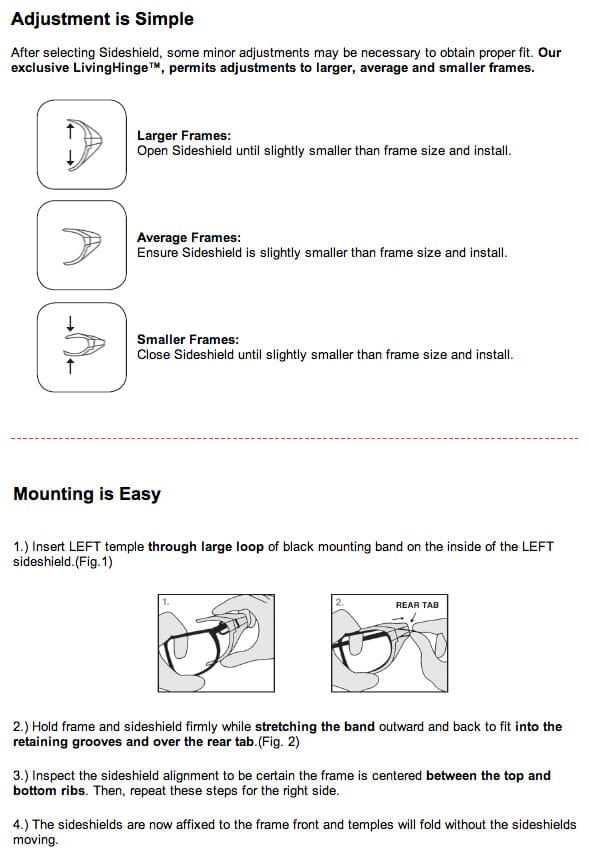 Safety Optical SunMate Universal Sideshields Combo Safepack (20 Pr. Pack) - Image 6
